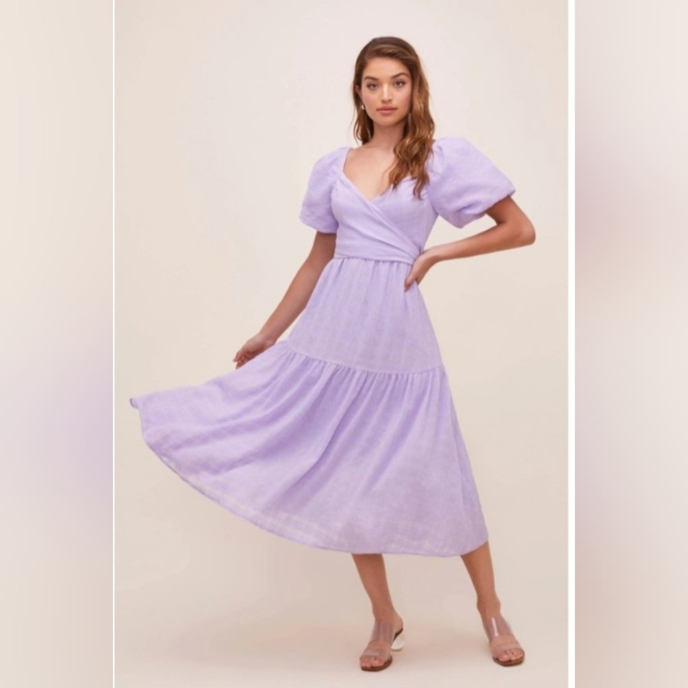 ASTR Lavender Midi Dress